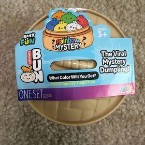 Rainbow Mystery Squishy Dumpling Toy - Beige